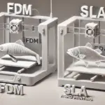 FDM vs SLA Picture